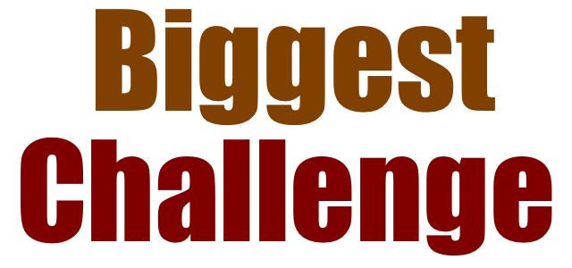 The Biggest Challenges